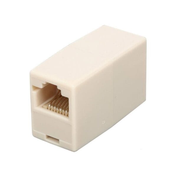 47136WH APC RJ-45 Inline Coupler - 1 Pack Female Connector in White