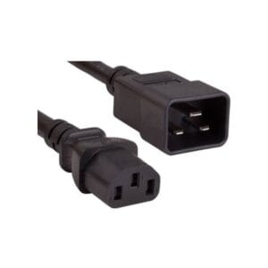 AP9879 APC C13/C20 2M Black C20 to C13 Coupler