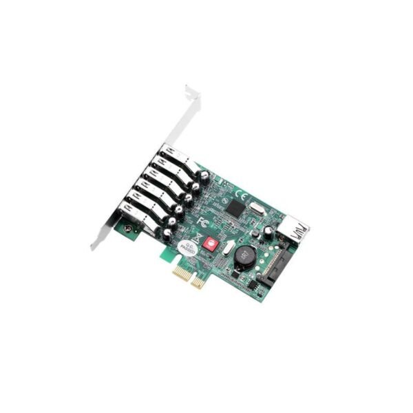 JU-P70011-S1 SIIG PCIe USB 3.0 Adapter with 6 Ports