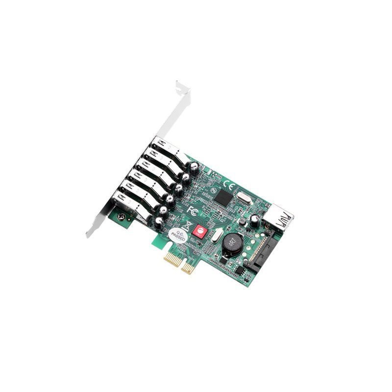 JU-P70011-S1 SIIG PCIe USB 3.0 Adapter with 6 Ports