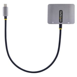 122-USBC-HDMI-4K-VGA StarTech.com USB C Multiport Adapter with HDMI, VGA, and Audio Output