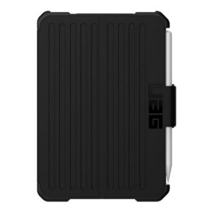 12328X114040 UAG Rugged Case for iPad Mini (6th Gen, 2021) - Metropolis SE Black Flip Cover
