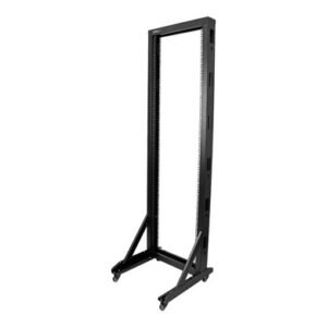 2POSTRACK42 StarTech.com 42U Mobile Open Frame Network Rack - 663lbs Capacity - Portable 2 Post 19" Rack for IT, AV, and Media Equipment