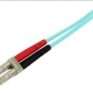 450FBLCLC2 StarTech.com Aqua OM4 Duplex Multimode Fiber Patch Cable - 2m / 6 ft - 100 Gb