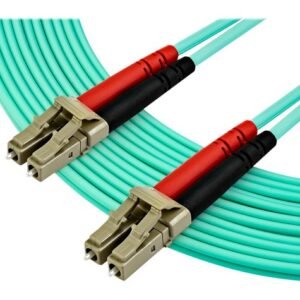 450FBLCLC7 StarTech.com 7m OM4 LC to LC Duplex Fiber Optic Patch Cable - Aqua