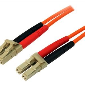 50FIBLCLC5 StarTech.com 5m OM2 Multimode Duplex Fiber Optic Cable - LC to LC - LSZH
