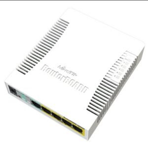 CSS106-1G-4P-1S MikroTik RouterBOARD RB260GSP - Managed 6-Port Switch