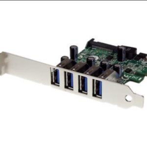 PEXUSB3S4V StarTech.com 4-Port PCIe USB 3.0 Expansion Card with UASP - SATA Power