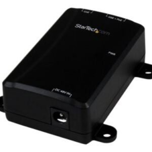 POEINJ1GW StarTech.com 1 Port Gigabit PoE+ Injector - 30 Watt Wall-Mountable Adapter