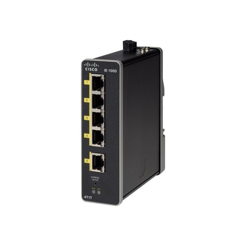 IE-1000-4T1T-LM Cisco Industrial Ethernet Switch - 5 Ports Managed