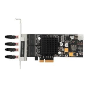 LB-GE0811-S1 SIIG 4-Port Gigabit Ethernet PCIe Card with PoE