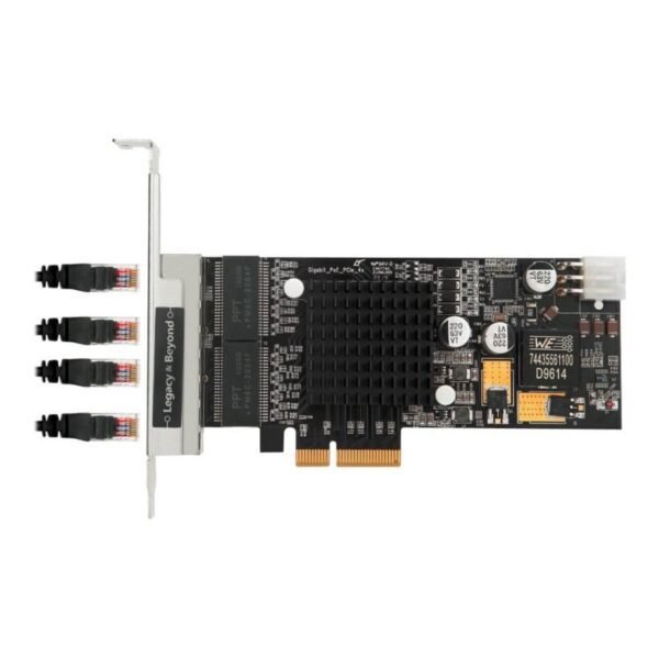 LB-GE0811-S1 SIIG 4-Port Gigabit Ethernet PCIe Card with PoE