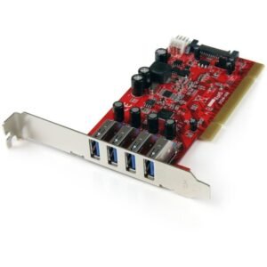 PCIUSB3S4 StarTech.com 4-Port SuperSpeed USB 3.0 PCI Adapter Card