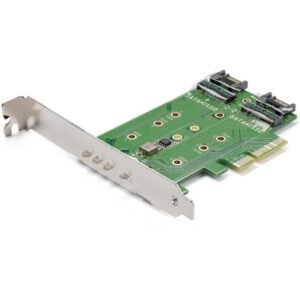 PEXM2SAT32N1 StarTech.com 3-Port M.2 SSD Adapter Card