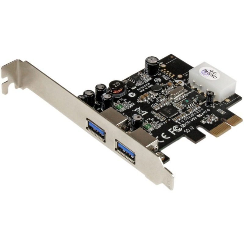 PEXUSB3S25 StarTech.com PCIe USB 3.0 Card - 2 Ports with UASP