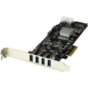 PEXUSB3S42V StarTech.com 4-Port USB 3.0 PCIe Card with Dual Channels