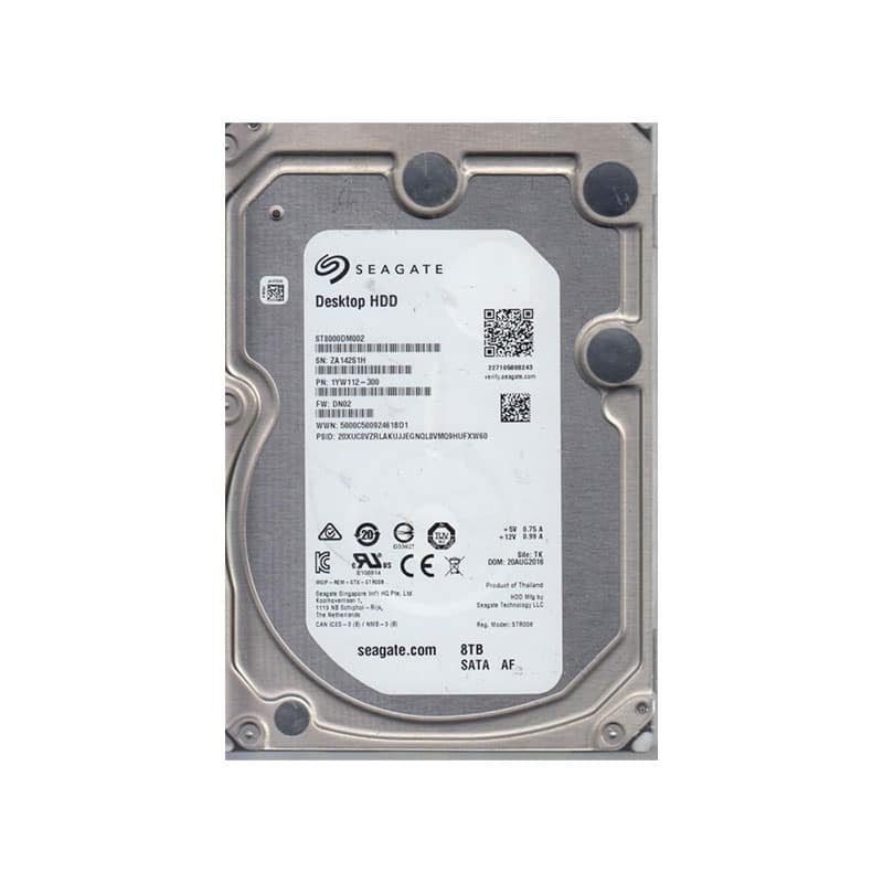 ST8000DM002 Seagate 8TB 7200 RPM Hard Drive with 256MB Buffer
