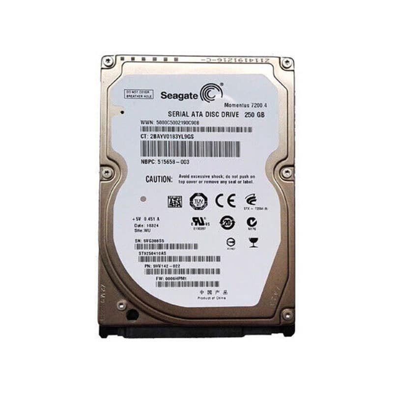 ST9250410AS Seagate Momentus 250GB SATA 7.2K RPM Hard Drive