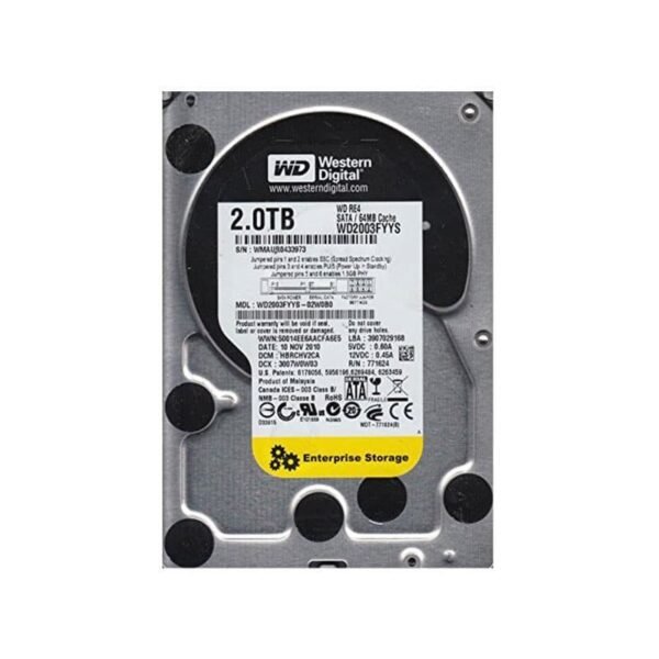 WD2003FYYS Western Digital 2TB SATA 7200 RPM Hard Drive