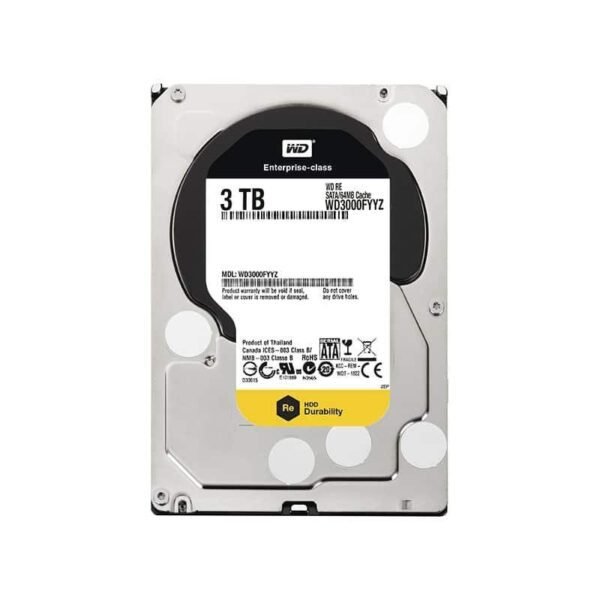 WD3000FYYZ Western Digital RE 3TB 7200 RPM SATA Hard Drive