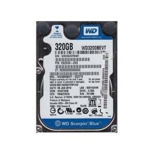 WD3200BEVT Western Digital 320GB 5.4K RPM Internal Hard Drive
