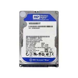 WD5000BEVT Western Digital 500GB 2.5" Hard Drive - 5400 RPM